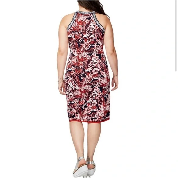 Rachel Roy Curvy Collection Red Sweater Dress Sz 2X - Picture 11 of 12